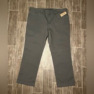 Duluth Trading Co DuluthFlex Fire Hose Slim Fit 5-Pocket Pants Gray Mens 42x30